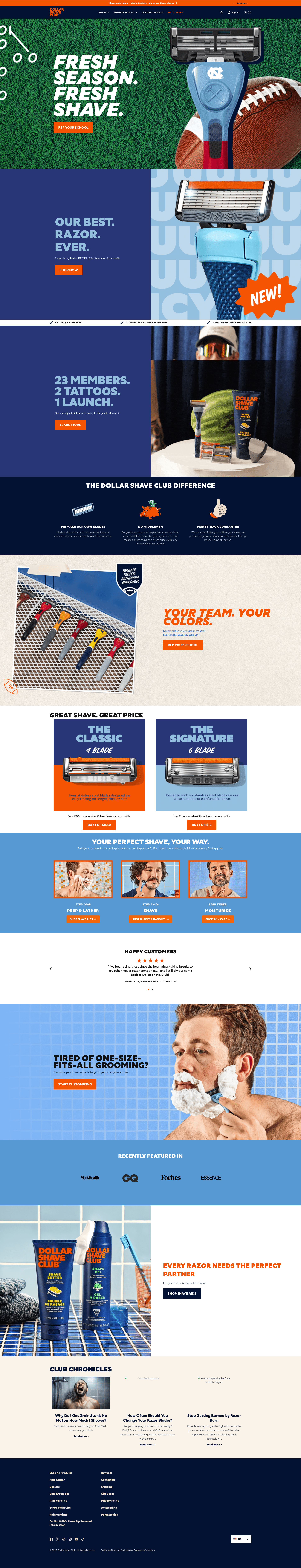 Dollar Shave Club - Shopify